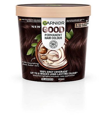 Garnier GOOD Permanent Hair Dye, 3.12 Blackberry Brown