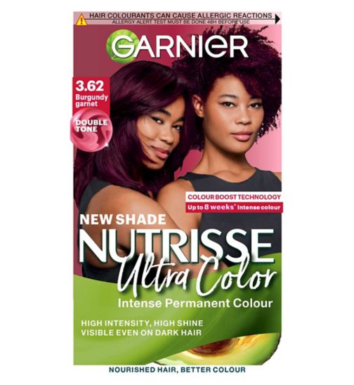 Garnier Nutrisse Ultra Colour 3.62 Burgundy Garnet Permanent Hair Dye