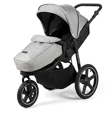 Ickle Bubba Venus Max Jogger Stroller Black/Space Grey/Black/ Pack Size 1