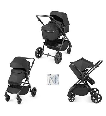 Ickle Bubba Comet 2 in 1 Pushchair Black/Black/Black/ Pack Size 1