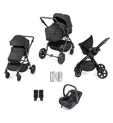 Ickle Bubba Comet 3-in-1 Travel System Black/Black/Black/ Pack Size 1