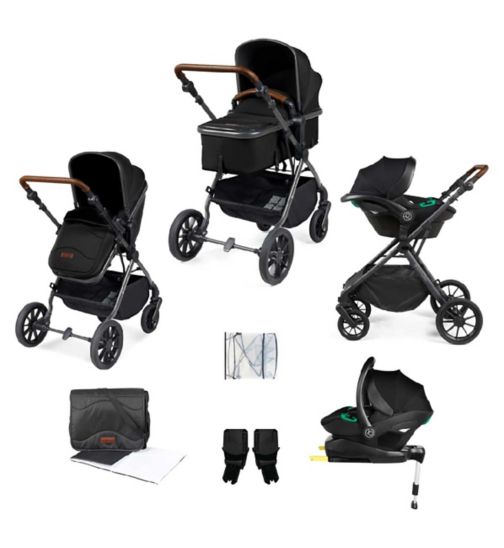 Ickle Bubba Cosmo all-in-one i-Size Travel System  Gun Metal/Black/Tan/ Pack Size 1