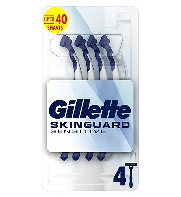 Gillette Skinguard Sensitive Disposable Razor x4