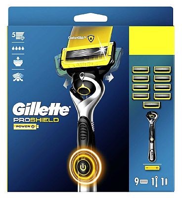 Buy Gillette Proshield Power Mens Razor 1 Blade - Boots Ireland