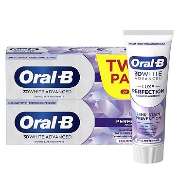 Click to view product details and reviews for Oral B 3d White Luxe Perfection Toothpaste Duo Pack 2 X 75ml.