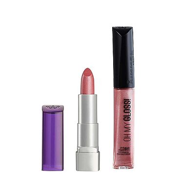 Rimmel London Moisture Renew Lipstick and Lip Gloss Bundle