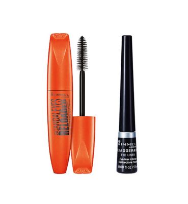 Rimmel London Scandaleyes Mascara and Exaggerate Eyeliner Bundle (2)