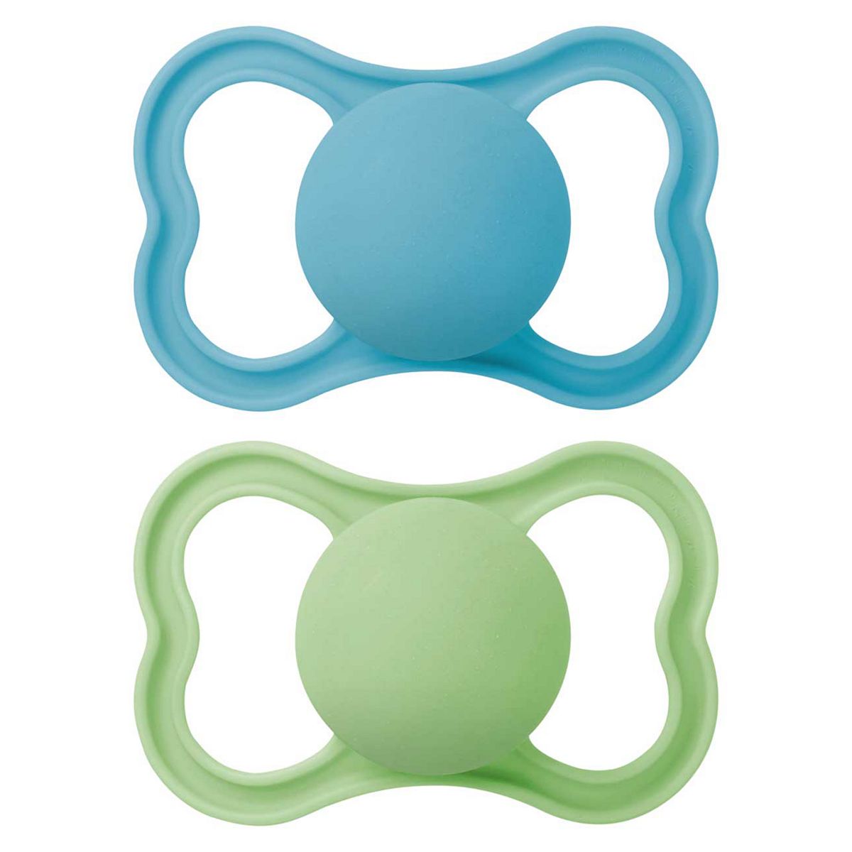 Mam Air 6 Months + Soother - Blue