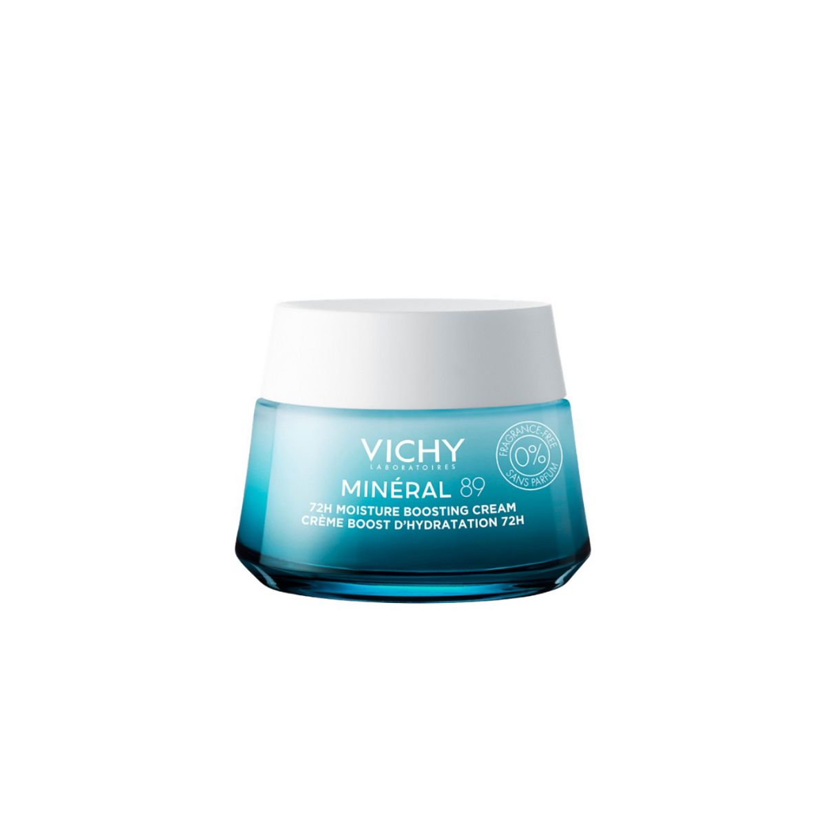 Vichy Minéral 89 72H Moisture Boosting Cream, Fragrance-Free Face Moisturiser, 50ml