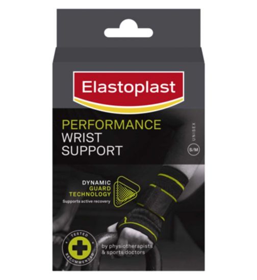 Elastoplast Advanced Performance Wrist Support for Sprains and Strains, Size S/M