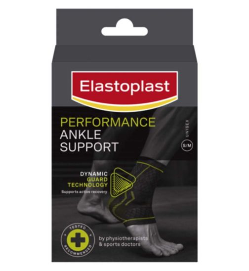 Elastoplast Advanced Performance Ankle Support for Sprains and Strains, Size S/M