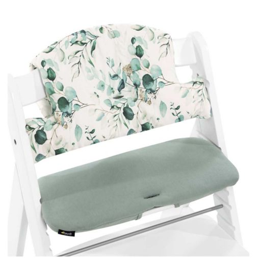 Hauck Alpha Highchair Pad Select - Jersey Leaves Mint