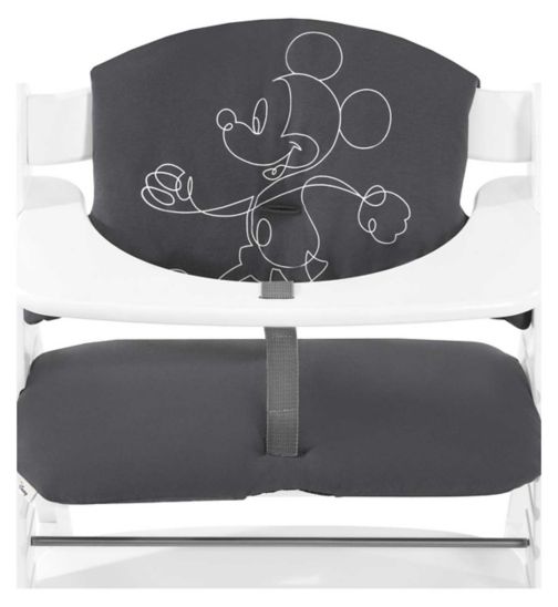 Hauck Disney Alpha Highchair Pad Select - Mickey Mouse Anthracite