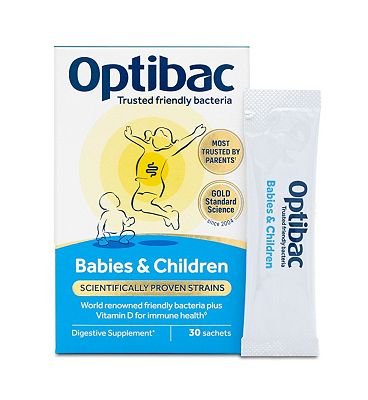 Optibac Babies & Children Gut Supplement - 30 Sachets