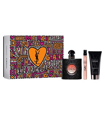 YSL Black Opium Eau de Parfum 50ml Trio Gift Set