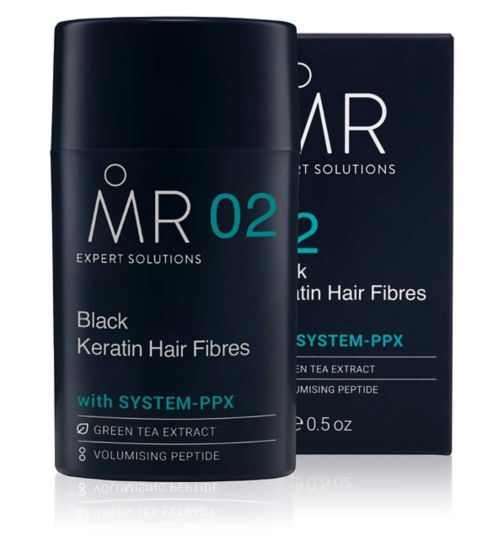 MR. Jamie Stevens Black Keratin Hair Fibres 15g