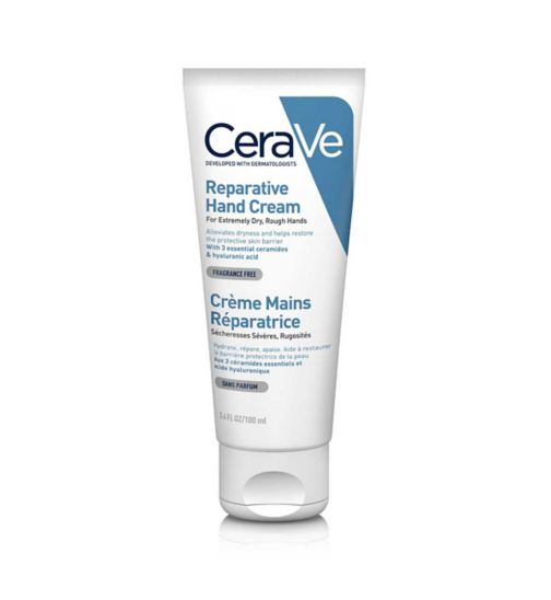 CeraVe Reparative Hand Cream with Ceramides for Extremely Dry Rough Hands 100ml