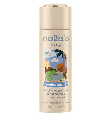 Nala’s Baby Body Wash & Shampoo Vanilla Cloud 200ml