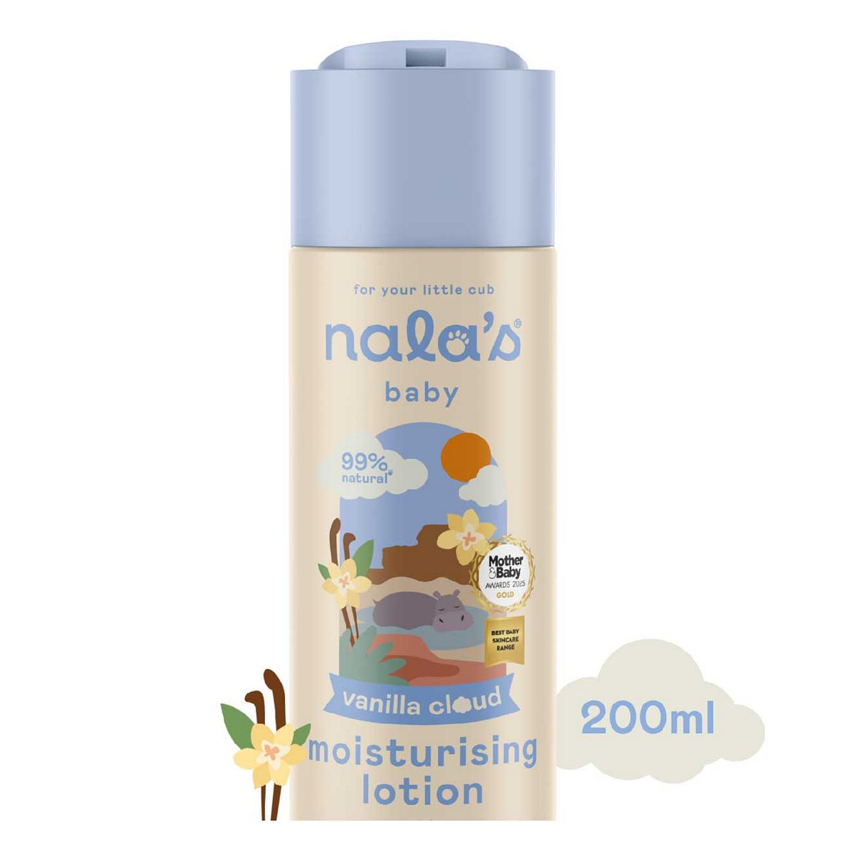 Nalas Baby Nala's Baby Body Lotion Vanilla Cloud200 ml, 200ml