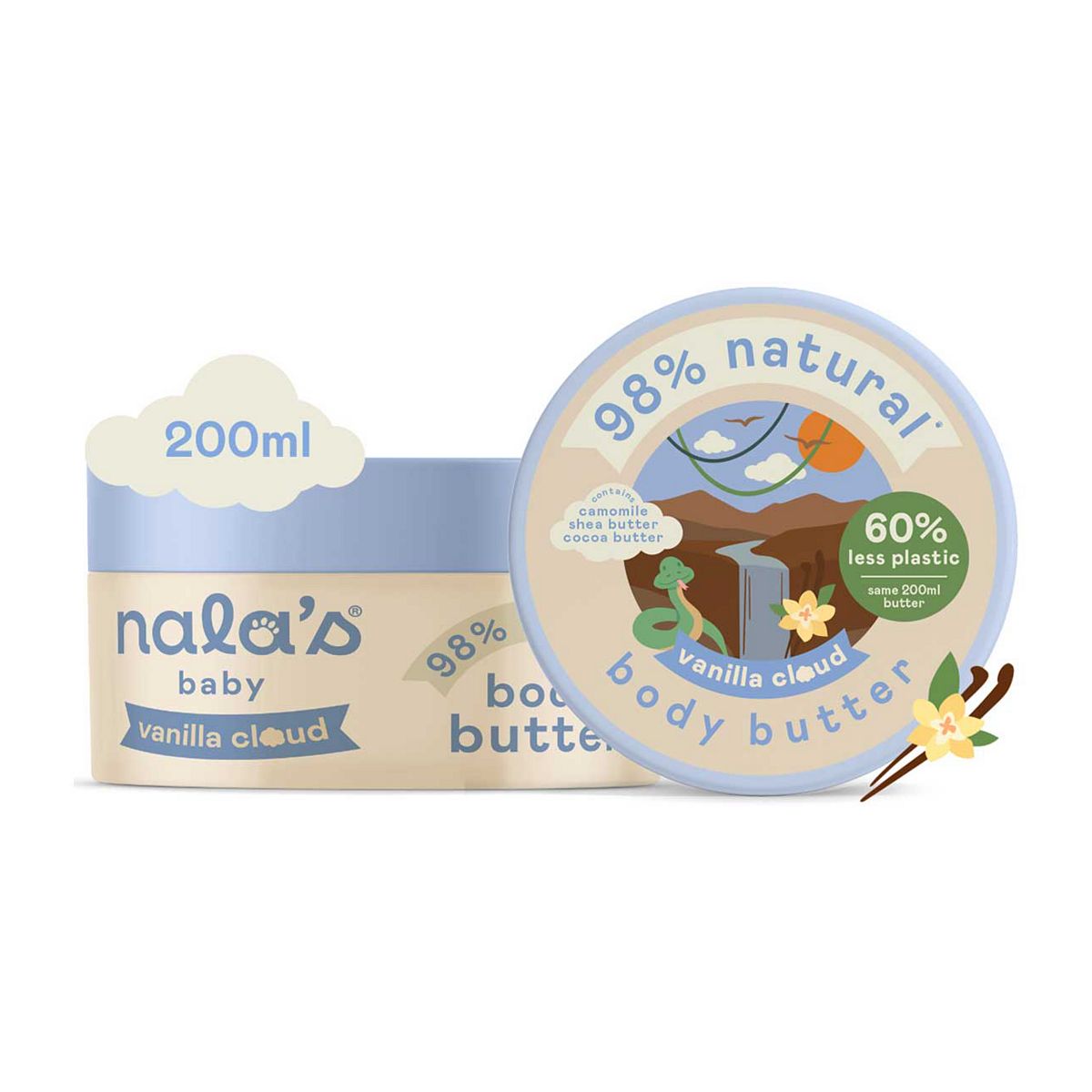 Nalas Baby Nala's Baby Body Butter Vanilla Cloud200 ml, 200ml