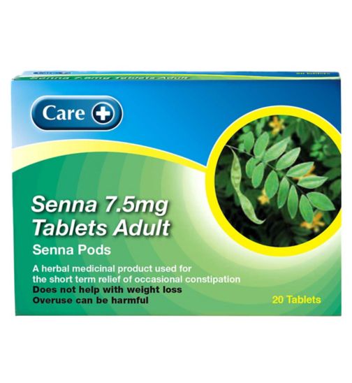 Care Senna 7.5mg Tablets Adult - 20 Tablets