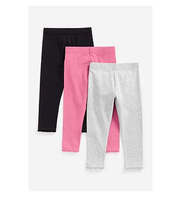 MG 3PK LEGGING/PINK 2 - 3 years