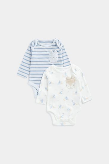 Mothercare My First Bear Bodysuits - 2 Pack