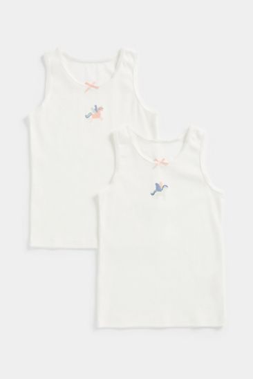 Mothercare Unicorn Sleeveless Vests - 2 Pack