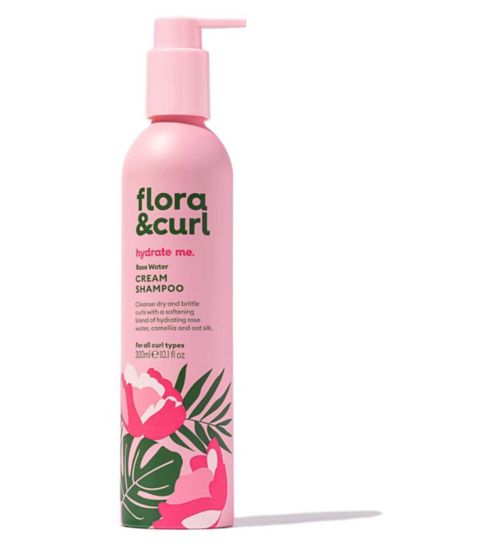 Flora & Curl Rose Water & Honey Cream Shampoo