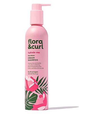 Flora & Curl Rose Water Cream Shampoo 300ml