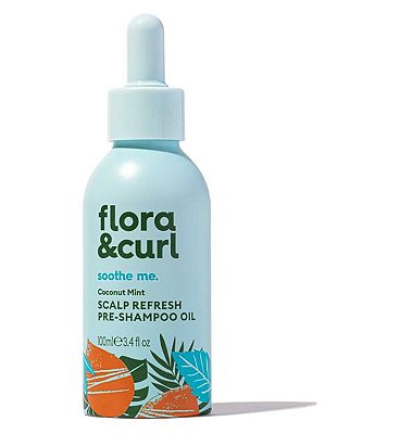 Flora & Curl Coconut Mint Scalp Refresh Pre-Shampoo Oil 100ml