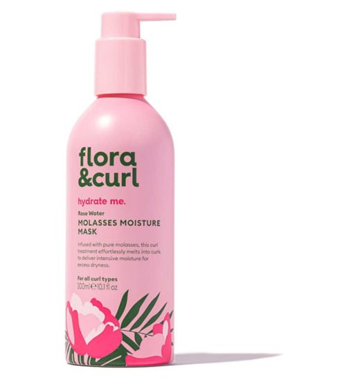 Flora & Curl Rose Water Molasses Moisture Mask 300ml