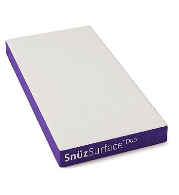 SnuzSurface Duo Dual Sided Cot Bed Mattress SnuzKot 68 x 117