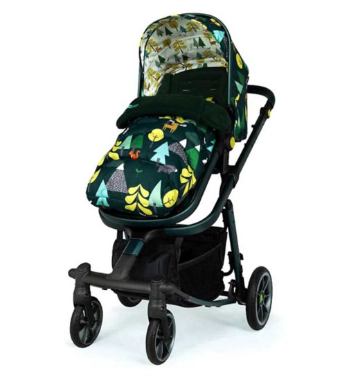 Cosatto Giggle Quad Travel System with Footmuff Bundle Into The Wild