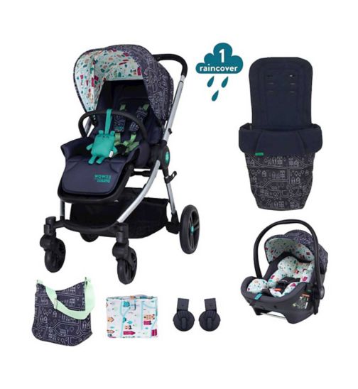 Cosatto Wowee Pushchair Car Seat Accessory Bundle My Town