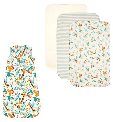 Tutti Bambini Bedside Crib Bundle - Run Wild