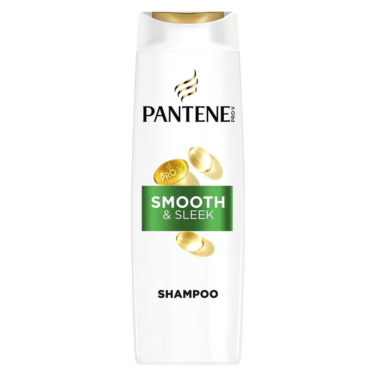 Pantene Pro-V Smooth & Sleek Shampoo, For Dull Frizzy Hair, 500ml