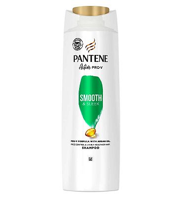 Pantene Pro-V Smooth & Sleek Shampoo, For Dull & Frizzy Hair, 500ML