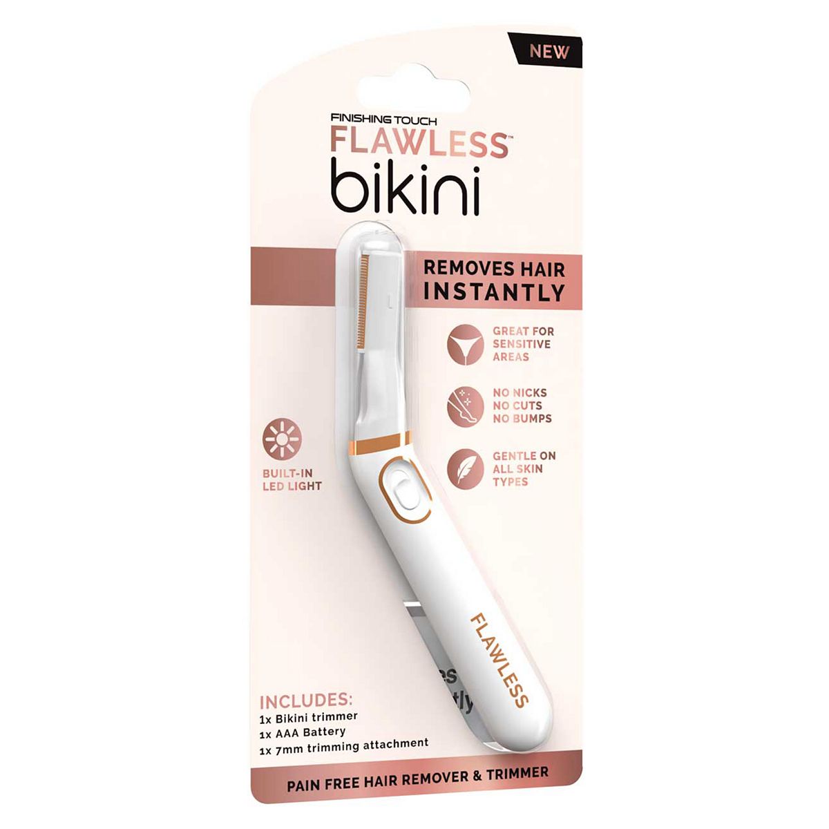 Finishing Touch Flawless Bikini Trimmer Hair Remover For Women