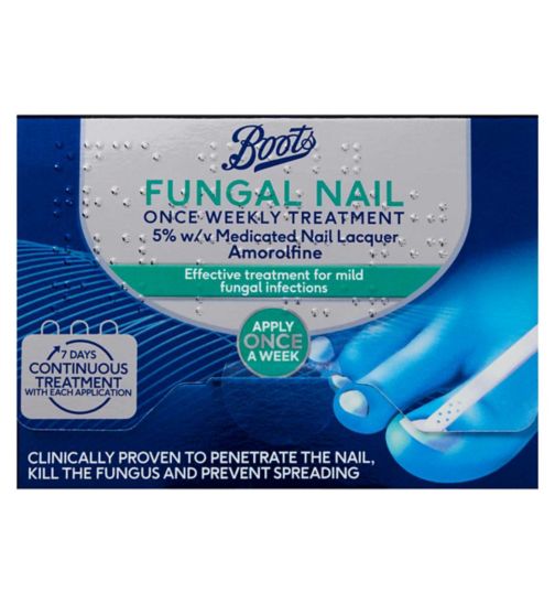 Boots Fungal Nail Once Weekly Treatment Amorolfine - 3ml