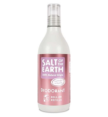 Salt of the Earth Roll-On Refill Bottle Lavender & Vanilla Natural Deodorant - 525ml
