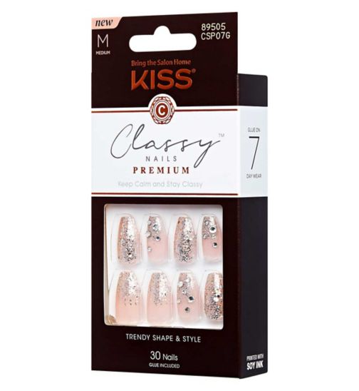 Kiss classy premium false nails set my muse