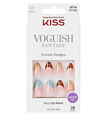 Kiss Voguish Fantasy French Nails Charmante