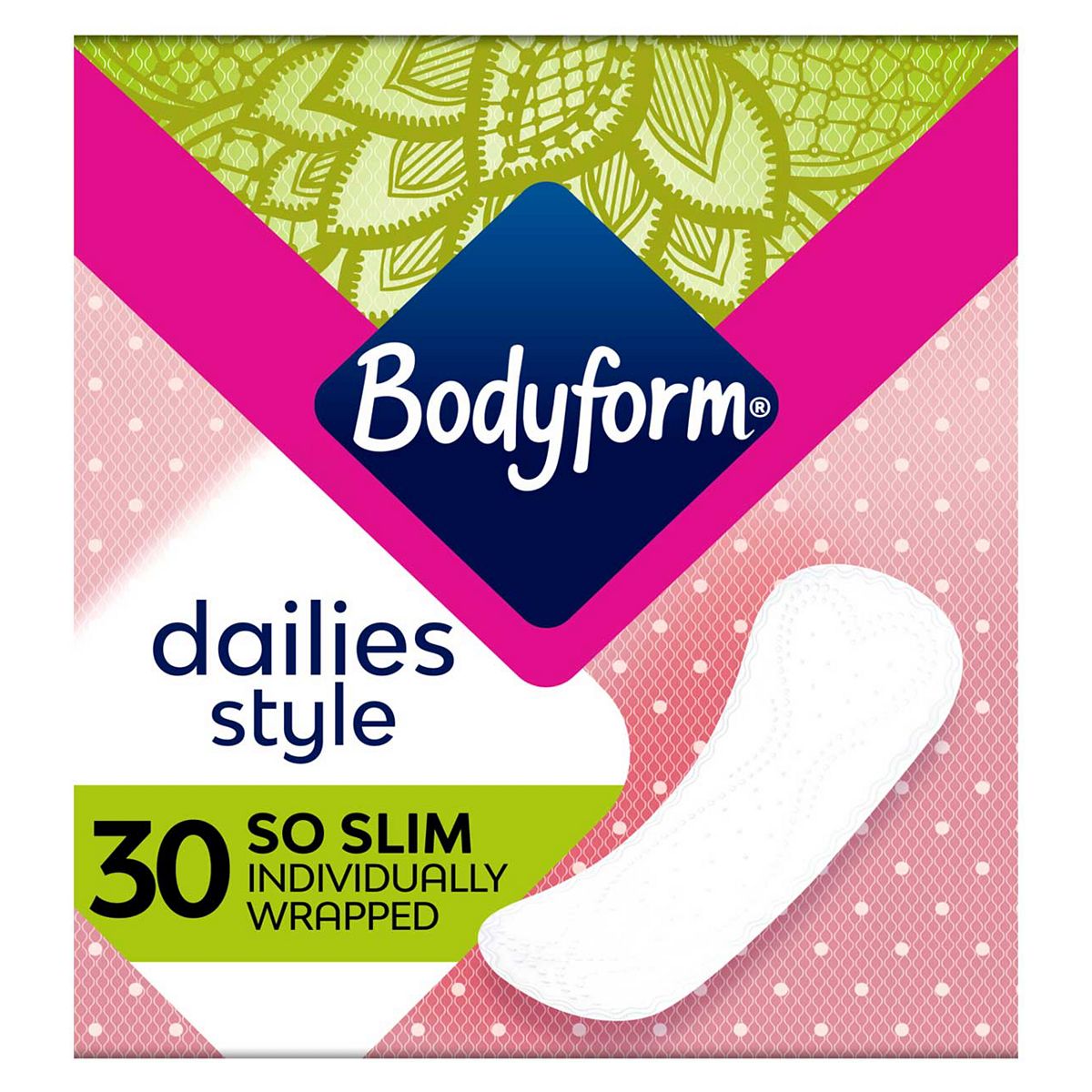Bodyform Dailies So Slim Panty Liners 30 Pack