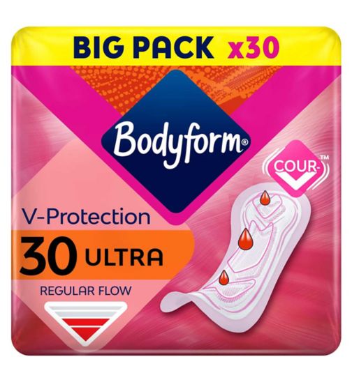 Bodyform Cour-V Ultra Normal Sanitary Towels 30 pack