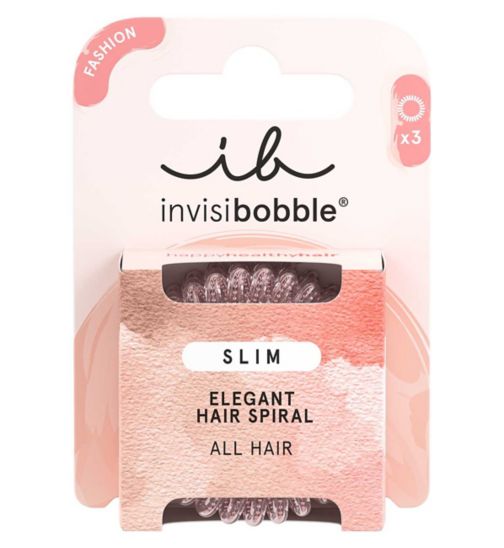 Invisibobble Slim Hair Tie Pink Monocle 3s