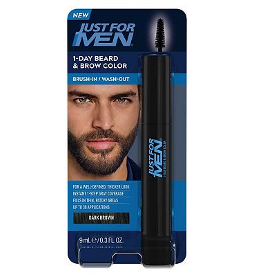 Just For Men 1-Day Beard & Brow Colour Dark Brown 9ml