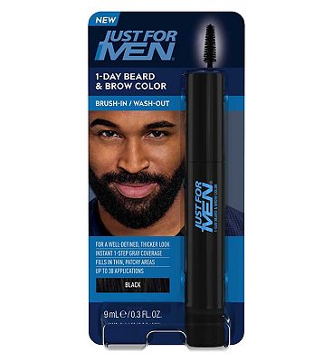 Just For Men 1-Day Beard & Brow Colour Black 9ml