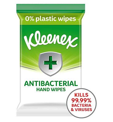 Kleenex Plastic Free Wetwipe Antibac 12s