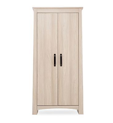 CuddleCo Isla 2 Door Nursery Wardrobe  Ash